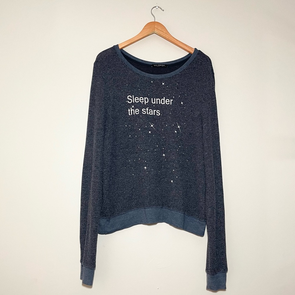 Wildfox Sleep Under the Stars Long Sleeve Jumper Top